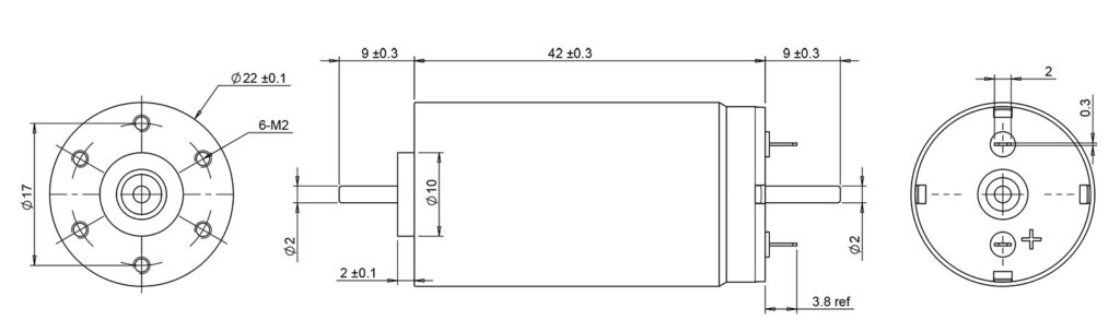 24MM CORELESS MOTOR DRAWING