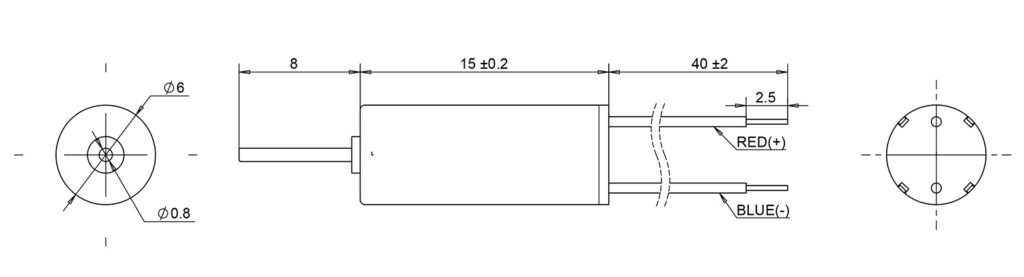615 Coreless motor
