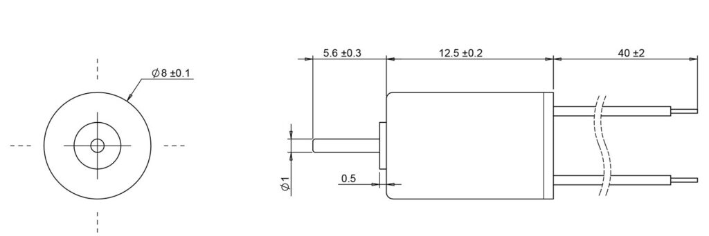 8mm coreless motor 812